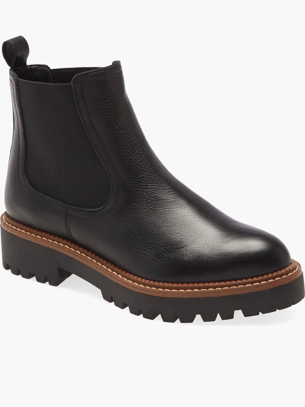Caslon Miller Water Resistant Lug Chelsea Boot Size 7